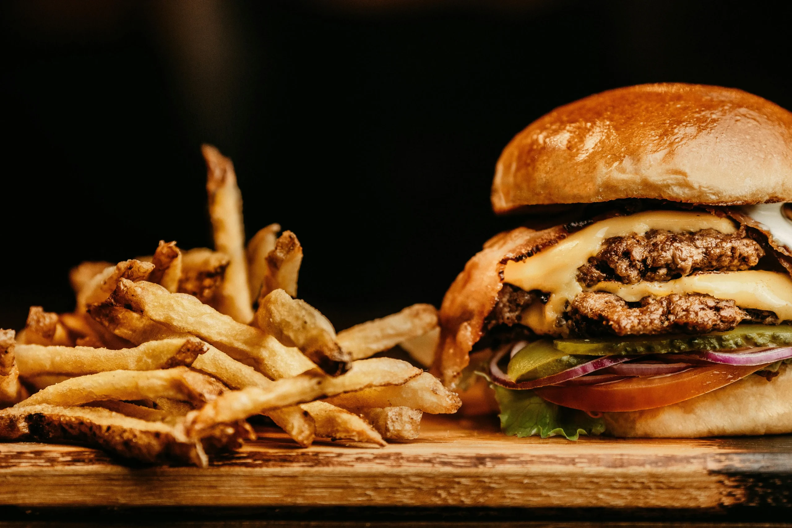 Burgers with hi-melt cheese