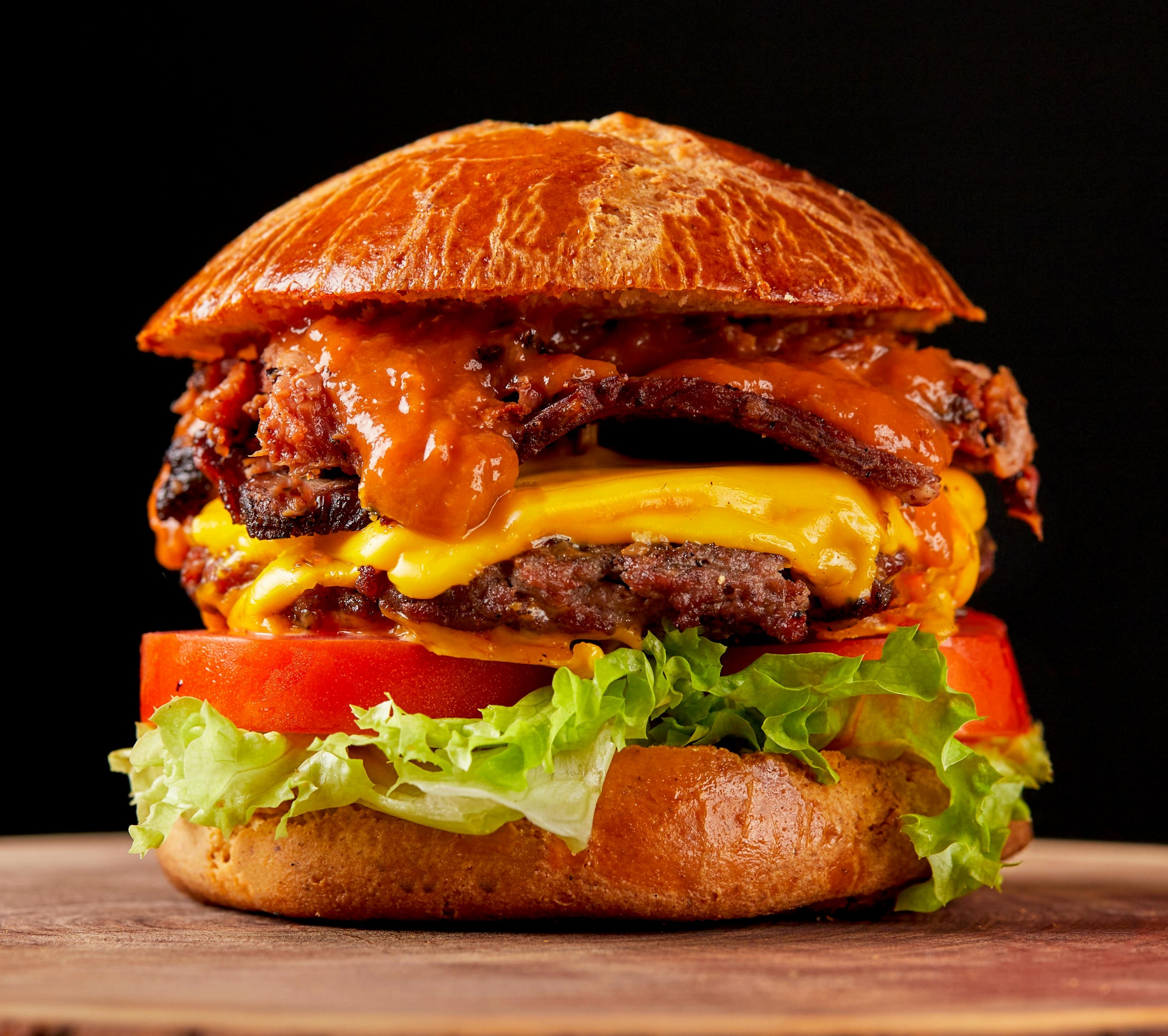 Instagram worthy burger with hi-melt cheese